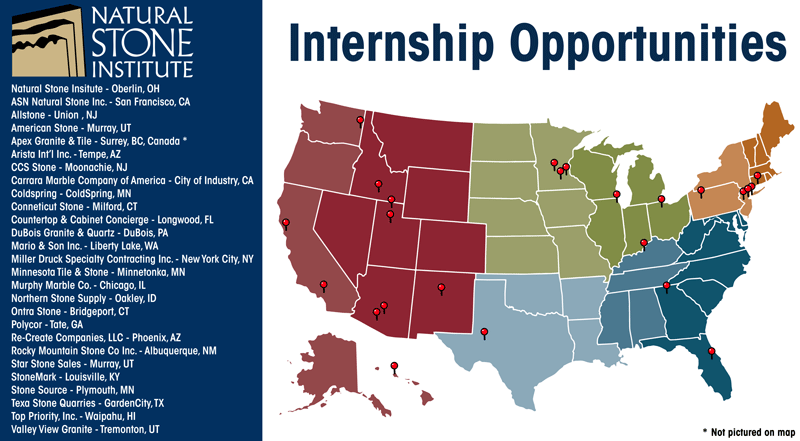 Internship Opportunities Map