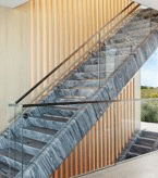 Post-Tensioned Stair